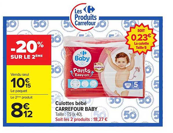 Carrefour Baby Pants Easy on