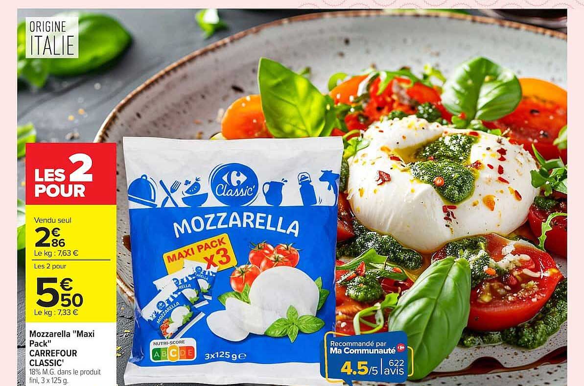 Carrefour Classic Mozzarella