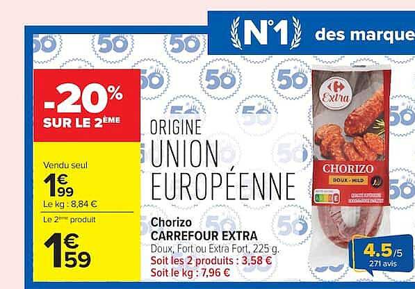 Carrefour Extra Chorizo