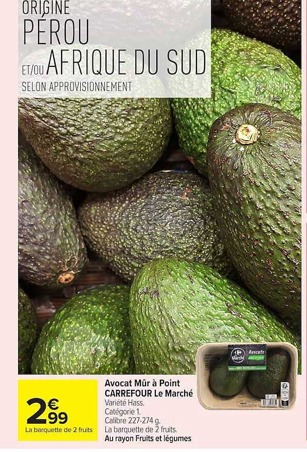 CARREFOUR Le Marché Avocat Mûr à Point