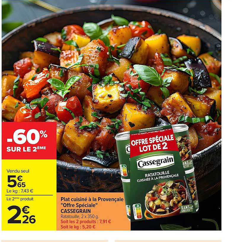 Cassegrain Ratatouille Provençale