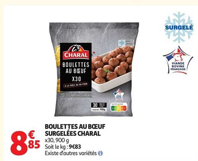 CHARAL BOULETTES AU BOEUF