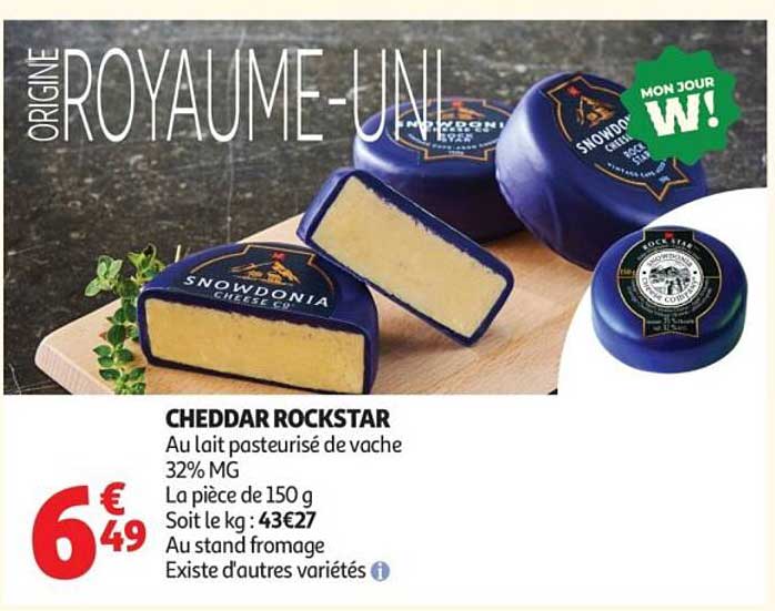 CHEDDAR ROCKSTAR