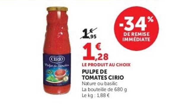 CIRIO Pulpe de tomates