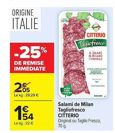 CITTERIO Tagliofresco