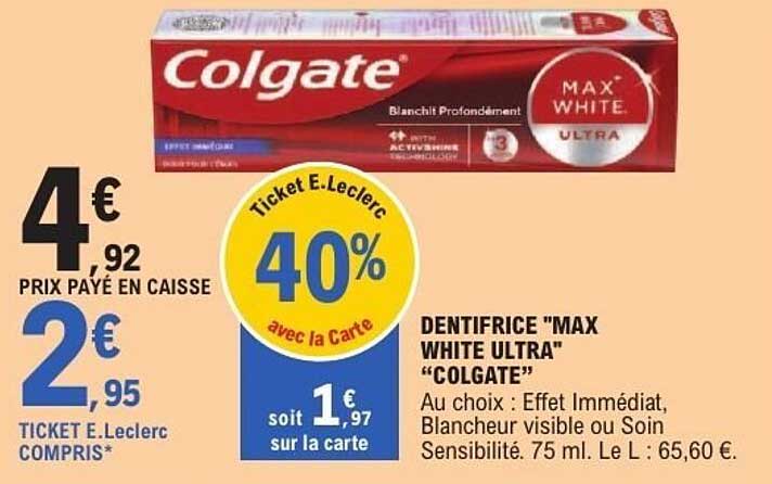 Colgate Max White Ultra