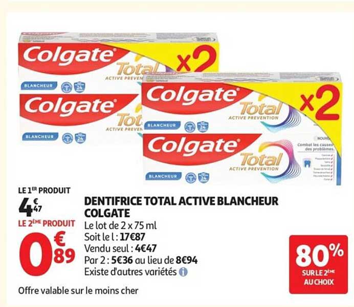 Colgate Total Active Blancheur