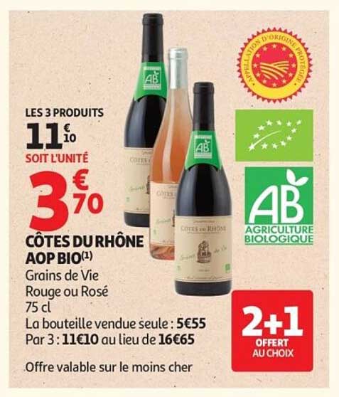 CÔTES DU RHÔNE AOP BIO