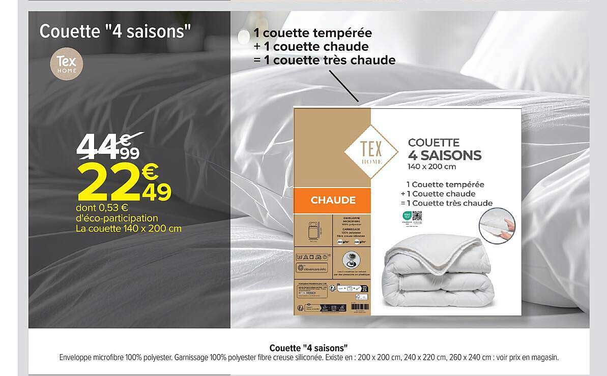 Couette "4 saisons