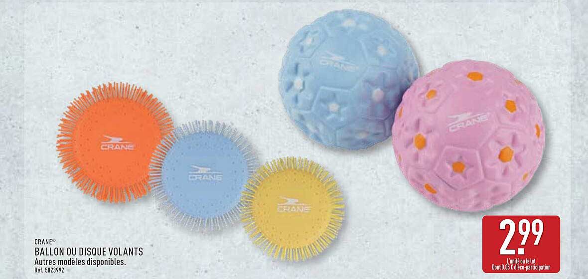 CRANE BALLON OU DISQUE VOLANTS