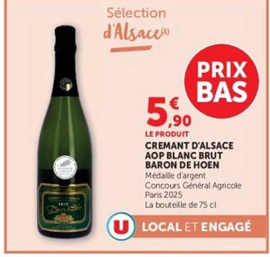 CRÉMANT D'ALSACE BARON DE HOEN