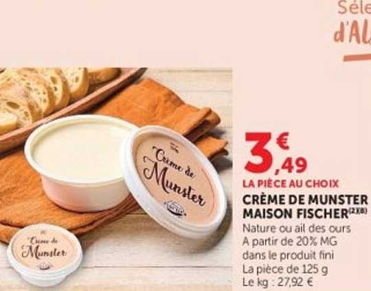 Crème de Munster Maison Fischer
