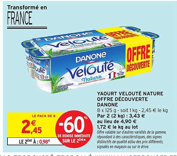 Danone Velouté Nature