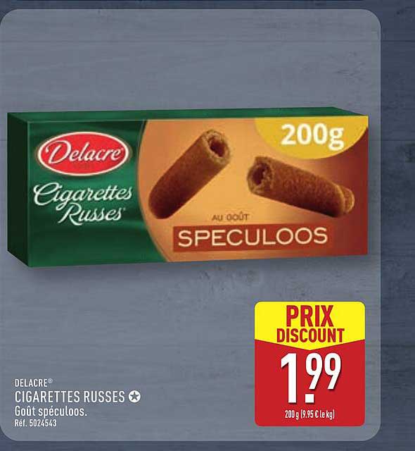 Delacre Cigarettes Russes