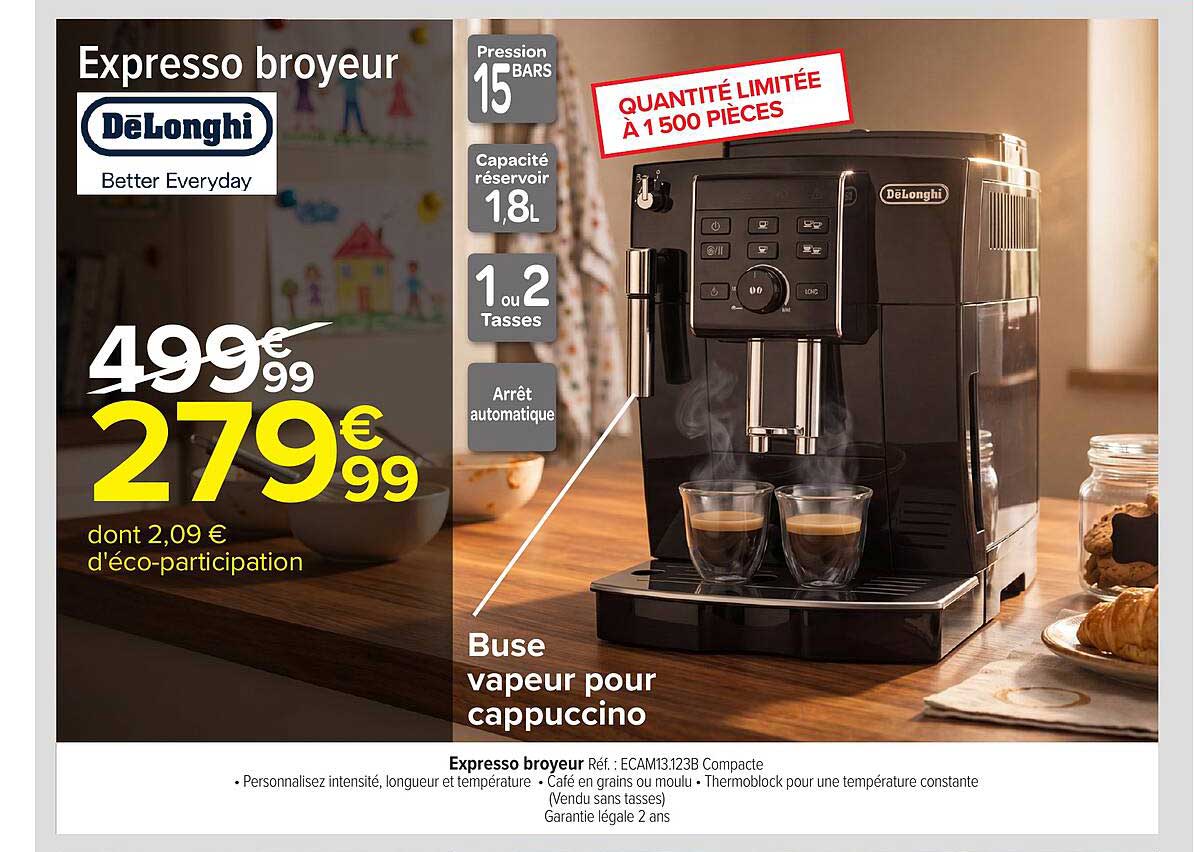 DeLonghi Expresso broyeur