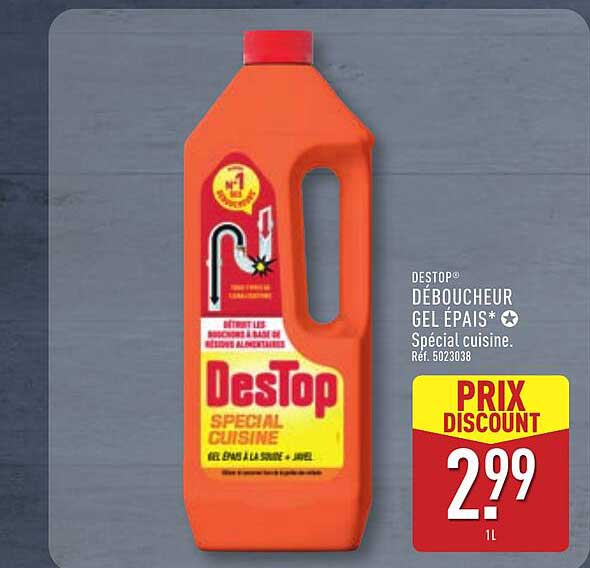 Destop DÉBOUCHEUR GEL ÉPAIS