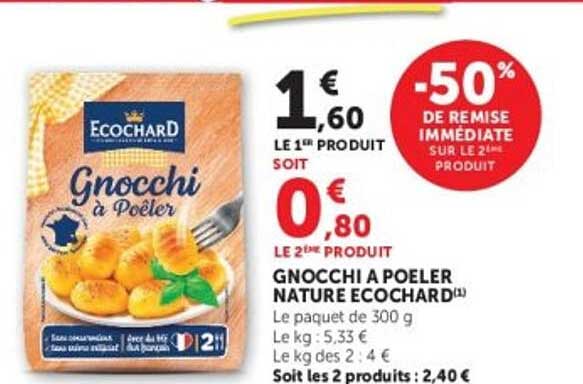 ECOCHARD Gnocchi à Poêler