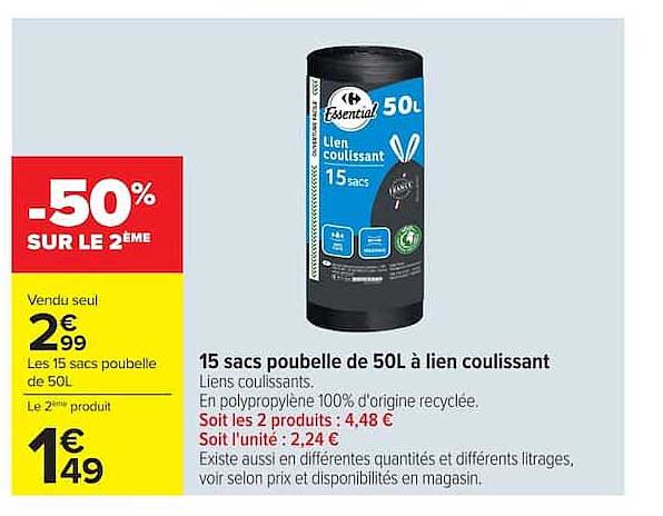 Essential Liens coulissant