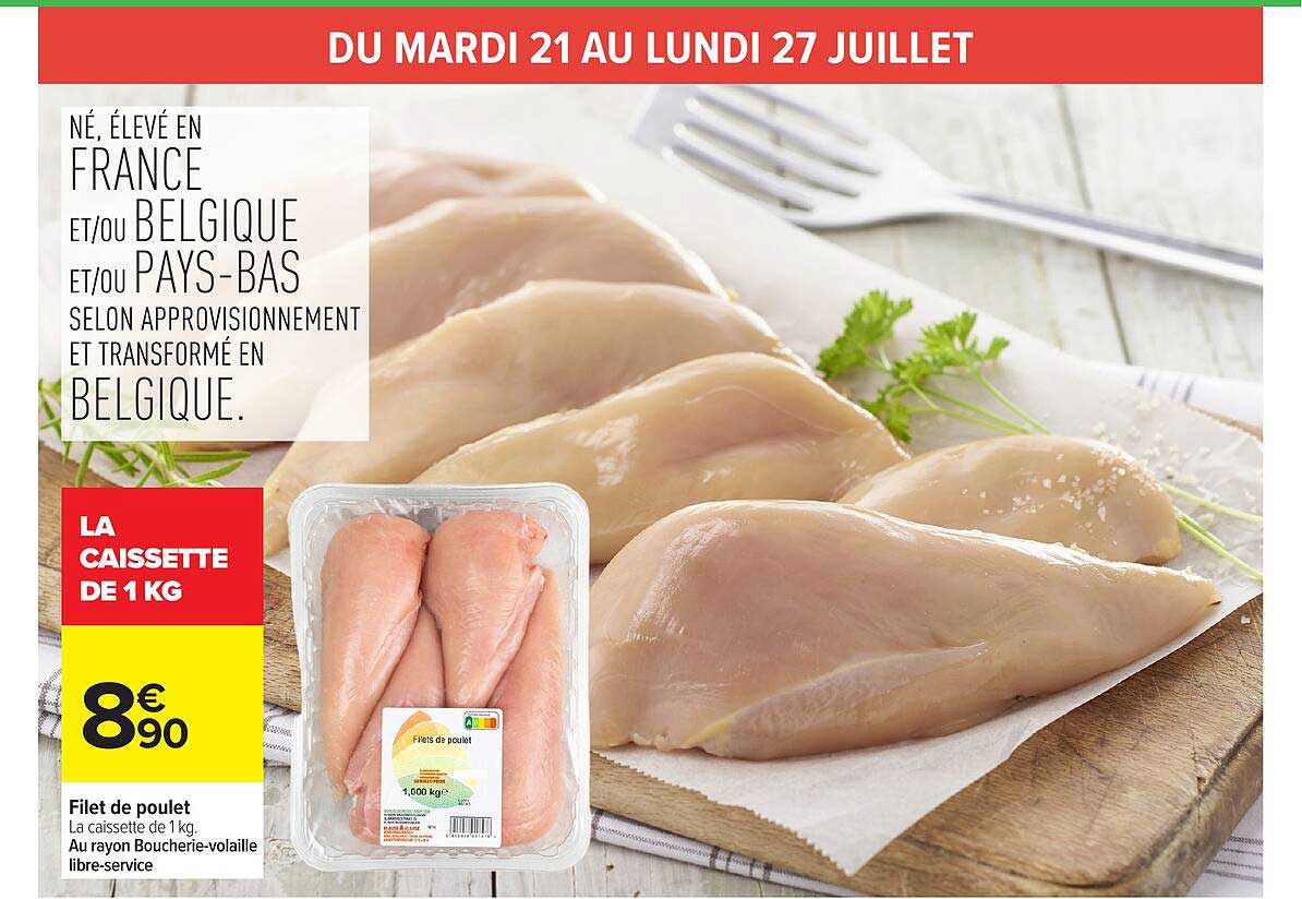 Filet de poulet