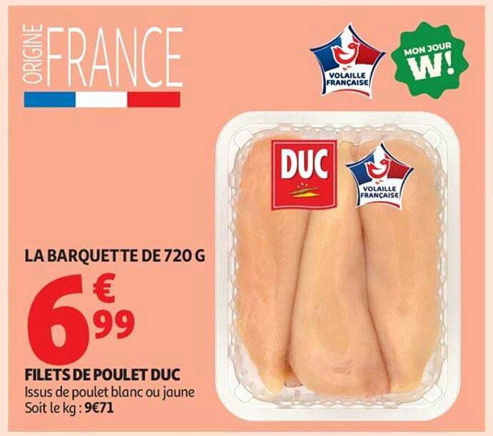 FILETS DE POULET DUC