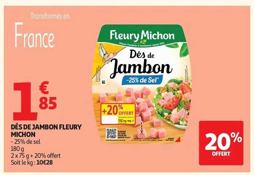 Fleury Michon Dés de Jambon