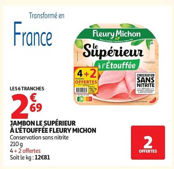 Fleury Michon Le Supérieur à l'Étouffée