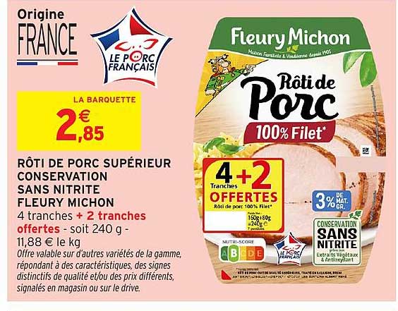 Fleury Michon Rôti de Porc