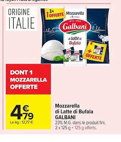 Galbani Mozzarella di Latte di Bufala