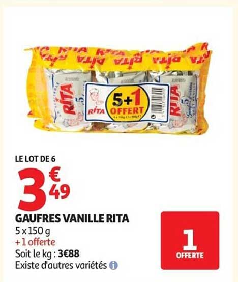 GAUFRES VANILLE RITA