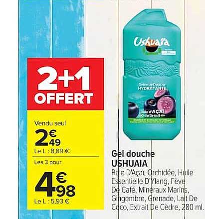 Gel douche USHUAIA