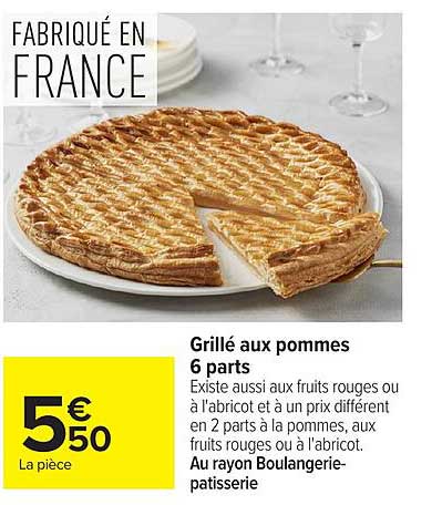 Grillé aux pommes