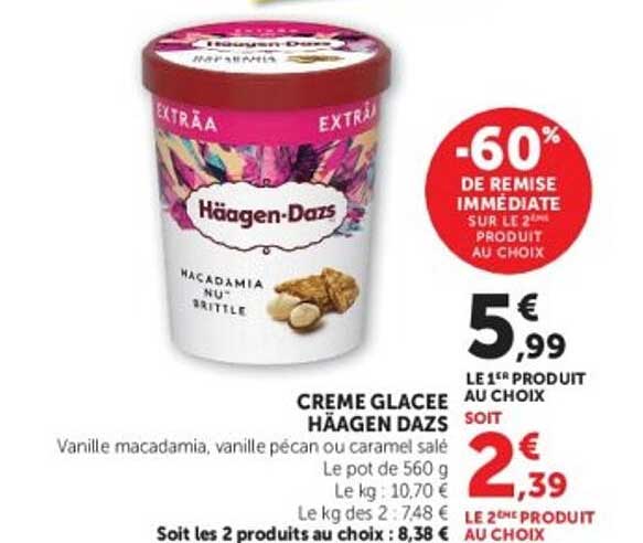 Häagen-Dazs Crème glacée
