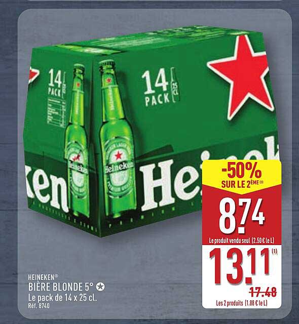 Heineken BIÈRE BLONDE 5°