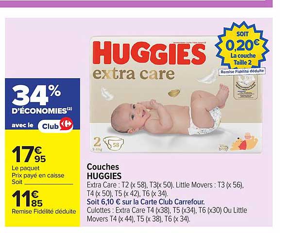 HUGGIES extra care