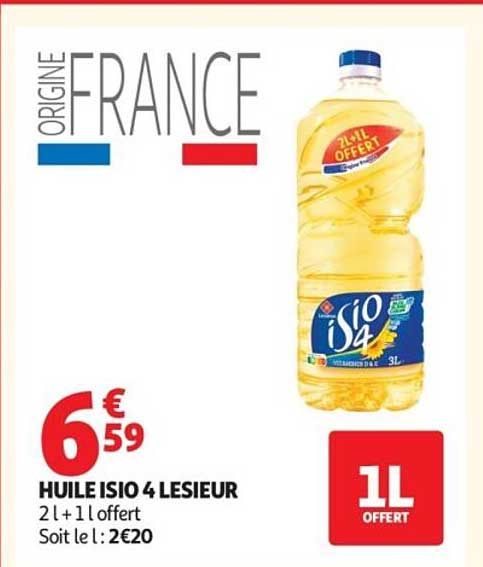 HUILE ISIO 4 LESIEUR