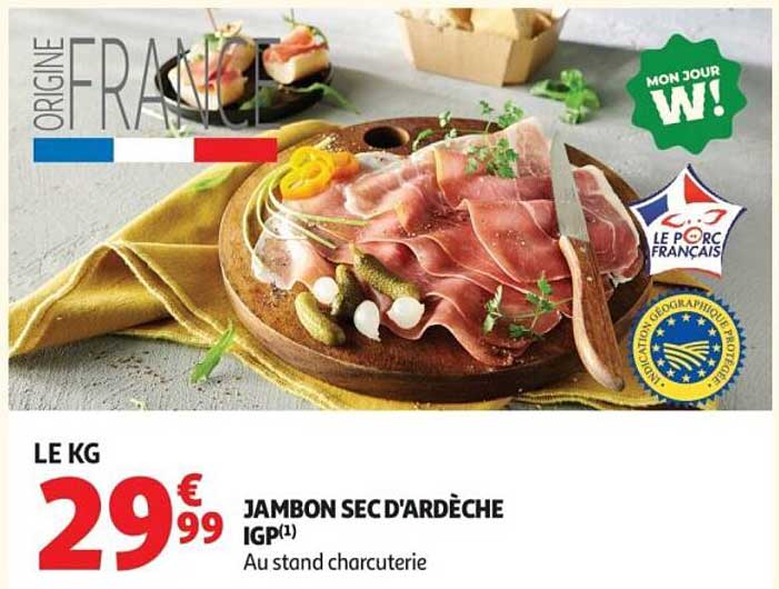 JAMBON SECD'ARDÈCHE IGP