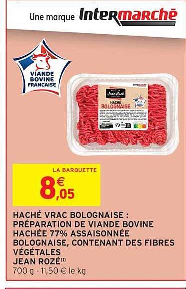 Jean Rozé Haché bolognaise