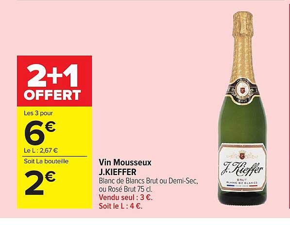 J.KIEFFER Vin Mousseux