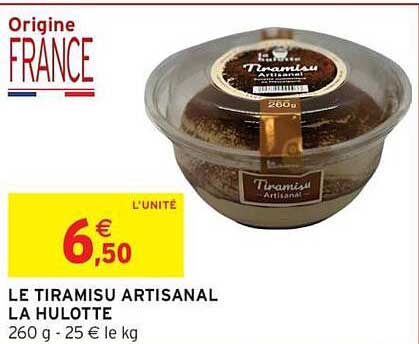 La Hulotte Tiramisu artisanal