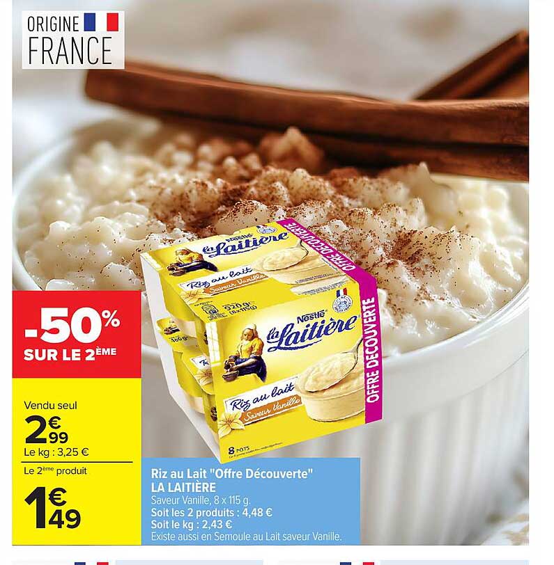 La Laitière Riz au Lait
