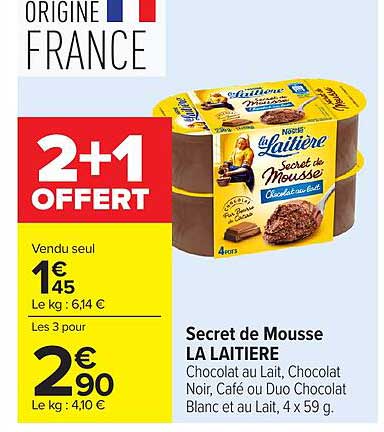 LA LAITIERE Secret de Mousse