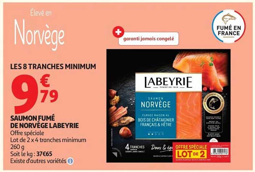 Labeyrie Saumon fumé de Norvège