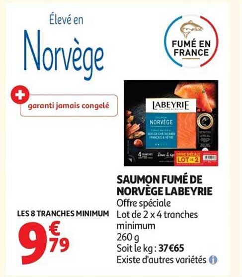 Labeyrie Saumon fumé de Norvège