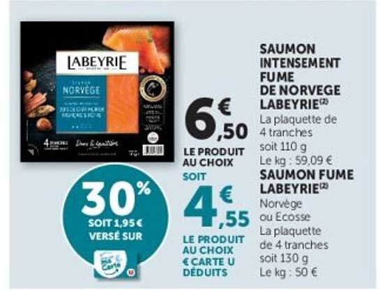 Labeyrie Saumon fumé de Norvège
