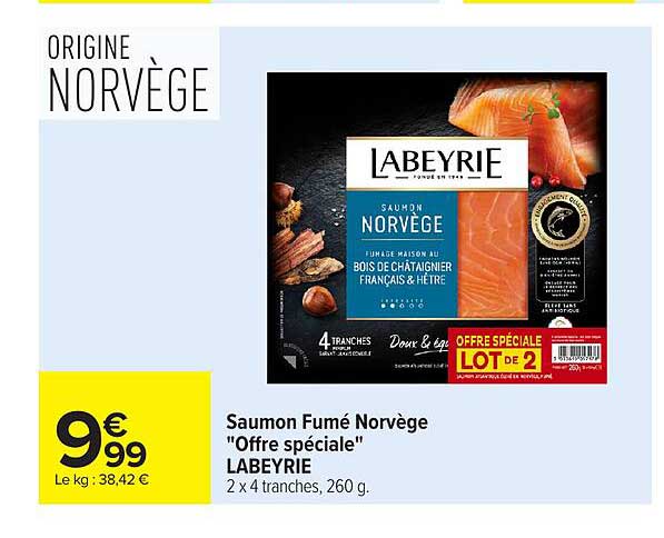 Labeyrie Saumon Fumé Norvège
