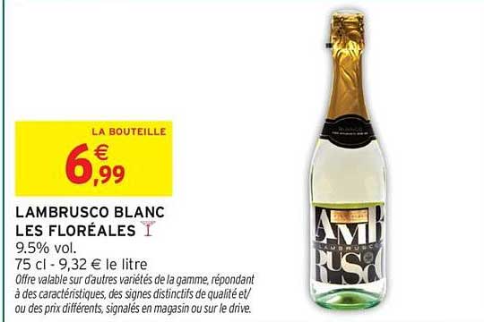 Lambrusco Blanc LES FLORÉALES