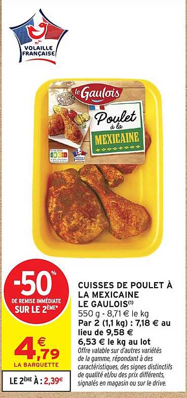 le Gaulois Poulet à la Mexicaine