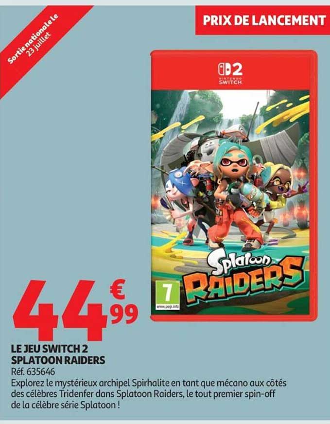 Le jeu Switch 2 Splatoon Raiders