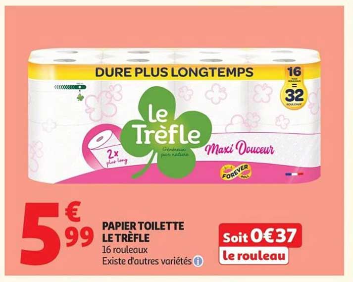 Le Trèfle Papier toilette