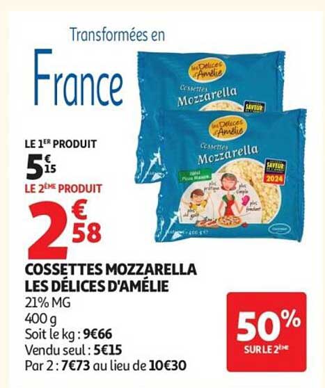Les Délices d'Amélie Mozzarella